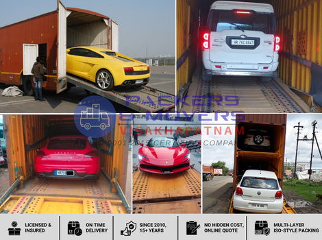 Car transportation by car-carrier in Vizag by Packers And Movers Visakhapatnam